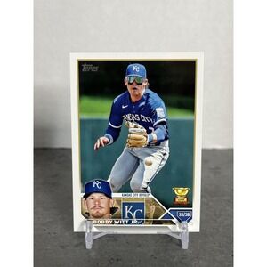 2023 Topps Series 1 Bobby Witt Jr. All-Star Rookie RC‎ Gold Cup KC Royals #7